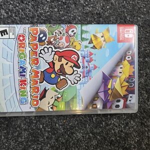 Nintendo Red and Blue Paper Mario Video Game